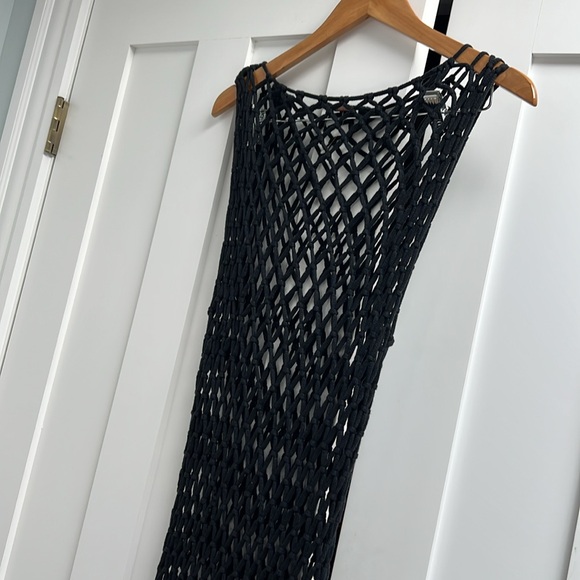 NEW FREE PEOPLE Sam Macrame Tunic Coverup - One Size - Picture 7 of 11